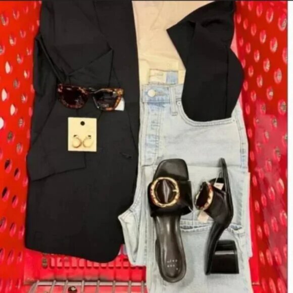 Women's High-Rise 90's Straight Jeans - Universal Thread™ 14R - Picture 4 of 8